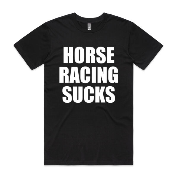 Horse Racing Sucks! Bold (Black) Thumbnail