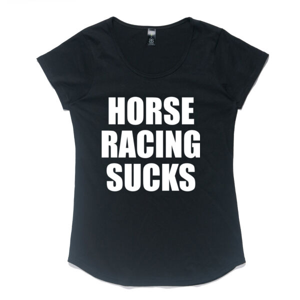 Horse Racing Sucks (Black) Thumbnail